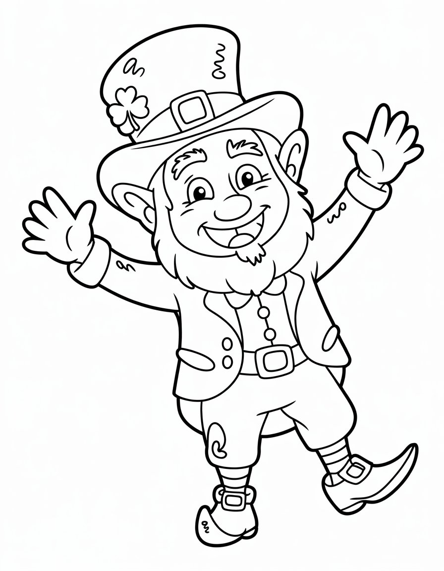 Happy Dancing Leprechaun
